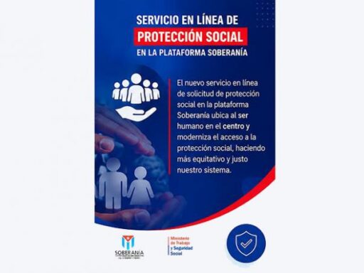 Habilitan servicio en línea para solicitar protección social a través de la plataforma Soberanía