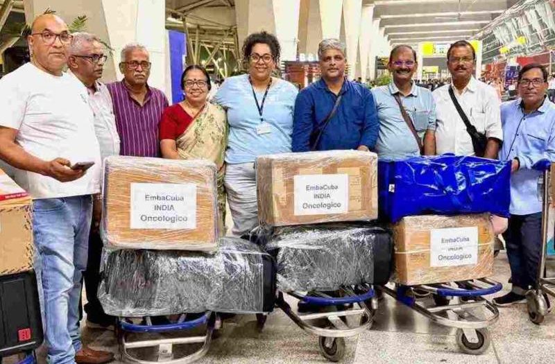 Amigos de India donan medicinas a hospitales de Cuba