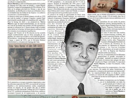 Sierra Maestra: 69 años de historia, verdad y vanguardia periodística
