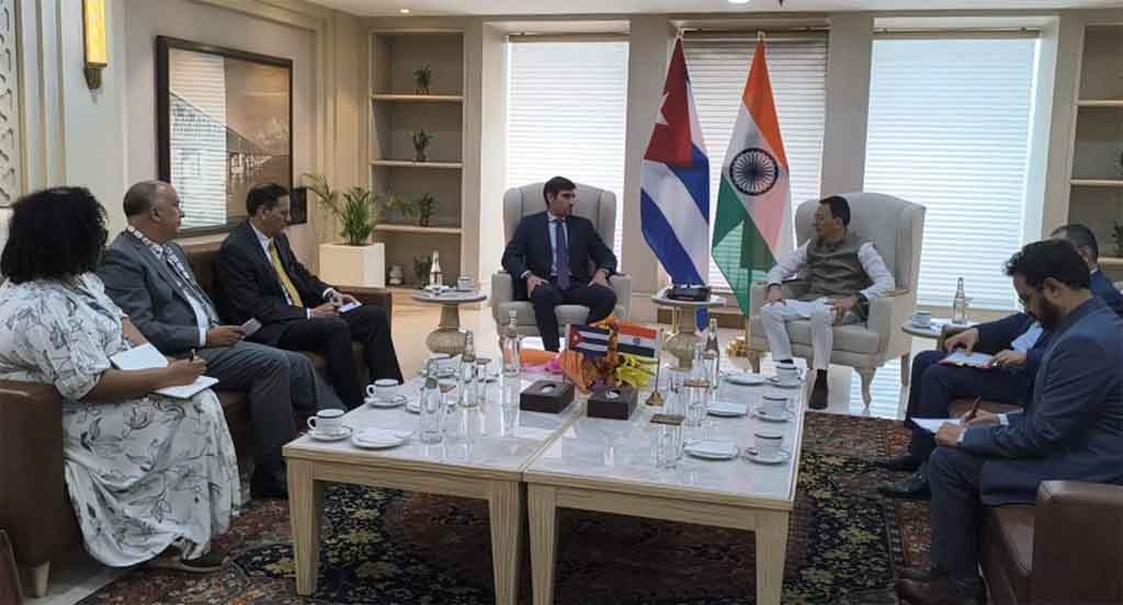 Autoridades de Cuba e India valoran potencialidades en cooperación