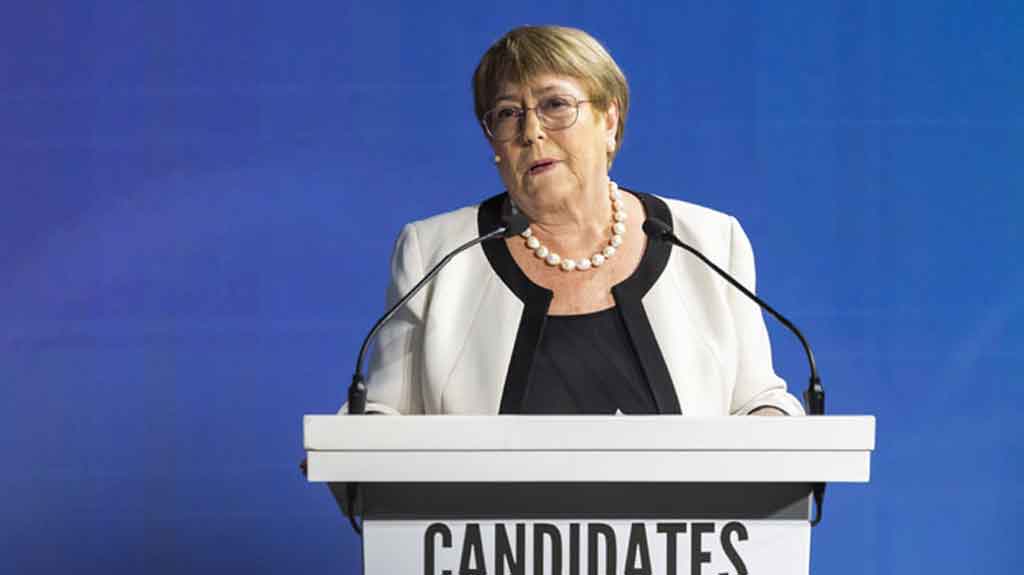 Expresidenta chilena declina candidatura a dirigir la ONU