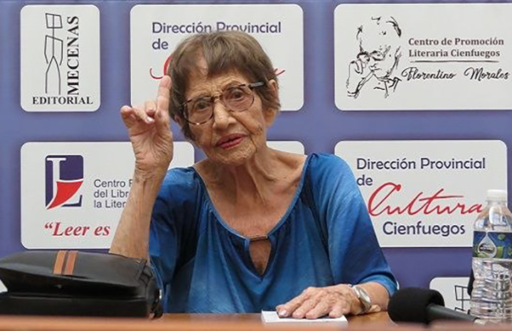 Respaldo a la candidatura de María Elena Llana al Premio Cervantes