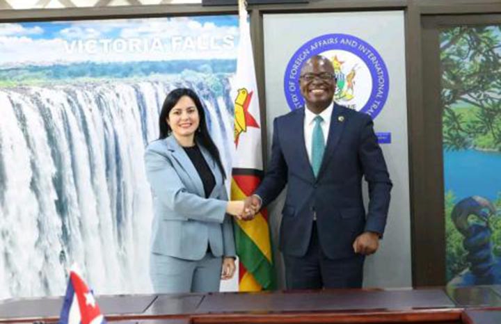 Ratificó Zimbabwe respaldo a Cuba frente a bloqueo