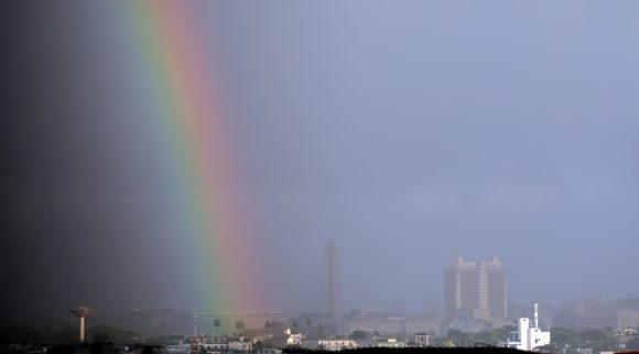 Arcoíris en La Habana