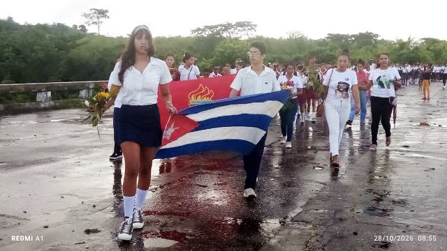 En San Luis, homenaje a Camilo Cienfuegos en el aniversario 67 de su desaparición fisica