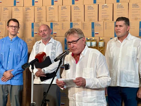 Cuba recibe donativos de Japón y Rusia para reforzar la seguridad alimentaria